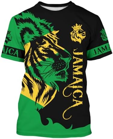 Amazon.com: Jamaican Rasta Colors T-Shirt T-Shirt, Men's Big and